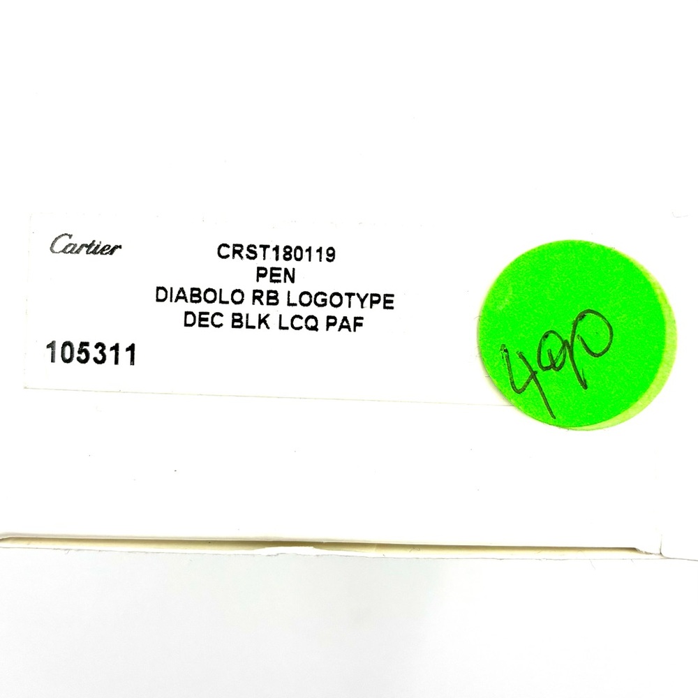 Cartier Vintage Black and Silver Luxury Pen - Picture 6 of 7